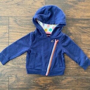 Girls, Hooded Sweatshirt, Blue, Size 12M